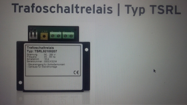 Trafoschaltrelais 16A TSRL22100300