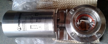 Preview: Pneumatisches Scheibenventil DN 50, V2A, MVQ