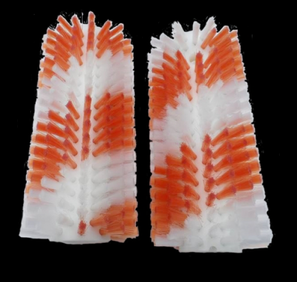 Euterreinigungsbürsten rot weis  für A3 u A4