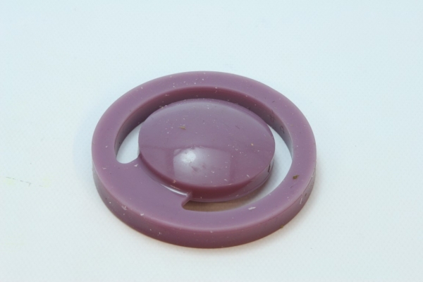 R?ckschlagklappe Silikon ?50 Wei