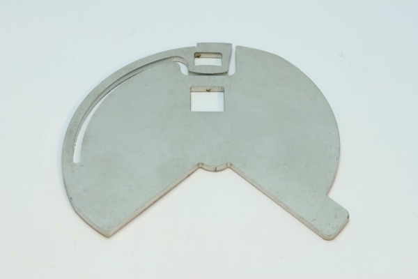 Platte Futtertrichter s/s