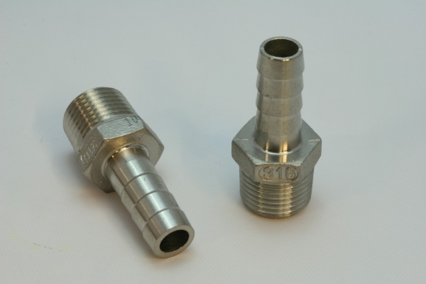 Schlauchanschluss 1/2" S/S31