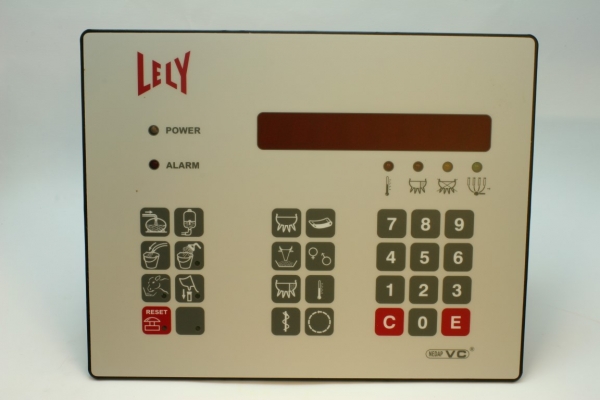 Bedienfeld Melkplatz